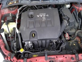 2010 TOYOTA COROLLA, RED, LE MODEL, 1.8L, AT.  Z26275